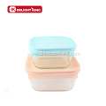 Meal Prep Glass Container with Smart Silicone Lid